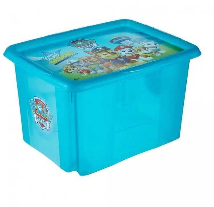 KEEEPER daiktadėžė su dangčiu PAW PATROL, 24 L, 42.5x35.5x22.5 cm., 1223763213700