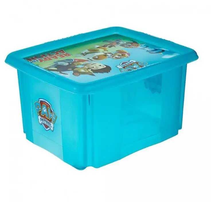 KEEEPER daiktadėžė su dangčiu PAW PATROL, 24 L, 42.5x35.5x22.5 cm., 1223763213700
