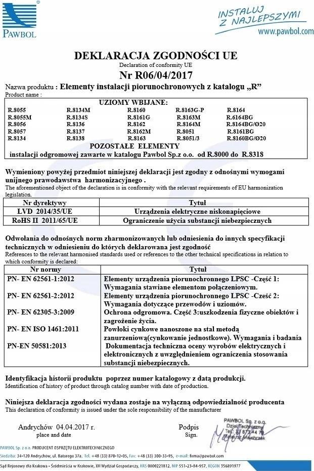 Pawbol įžeminimo strypo prailginimas OC-fire 1,5 m R.8164