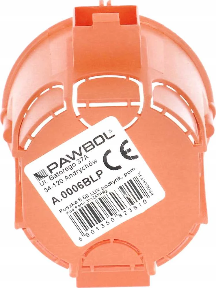 Pawbol A.0006BLP PK60 „Lux“ gili jungiamoji dėžutė, oranžinė A.0006BLP /110 vnt./