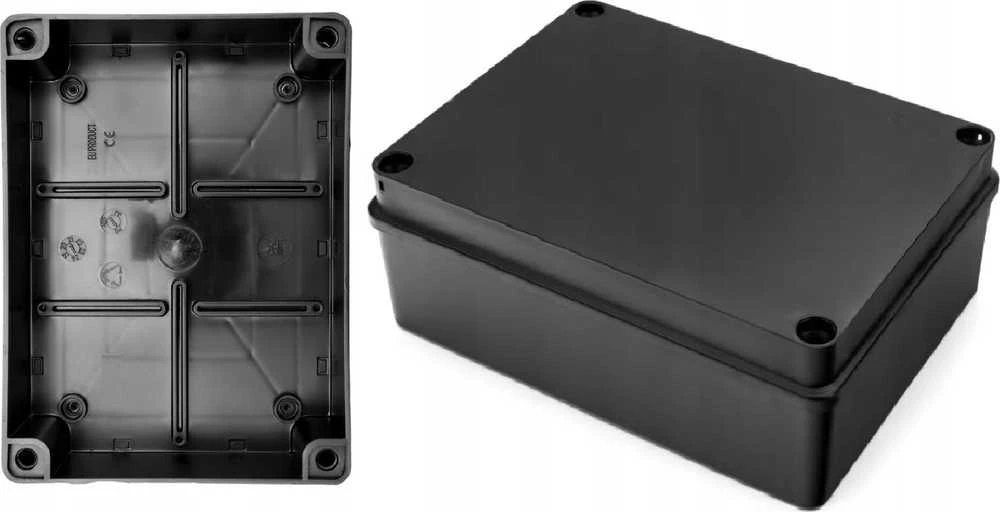 Pawbol S-BOX 240x190x90 instaliacinė dėžutė, be sandariklių, IP65, juoda S-BOX 516CZ