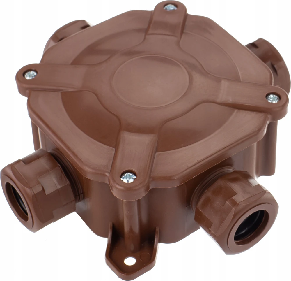 Pawbol Instaliacinė dėžutė A.0035BR PG16/5x4 mm2, IP67 ruda