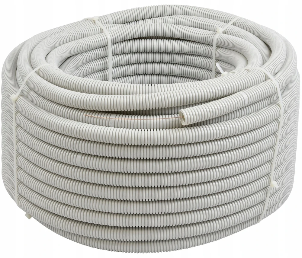 PVC gofruotas vamzdis 50 m, 320 N, išorinis matmuo = 20 / vidinis matmuo = 14, PAWBOL 6161A-50P