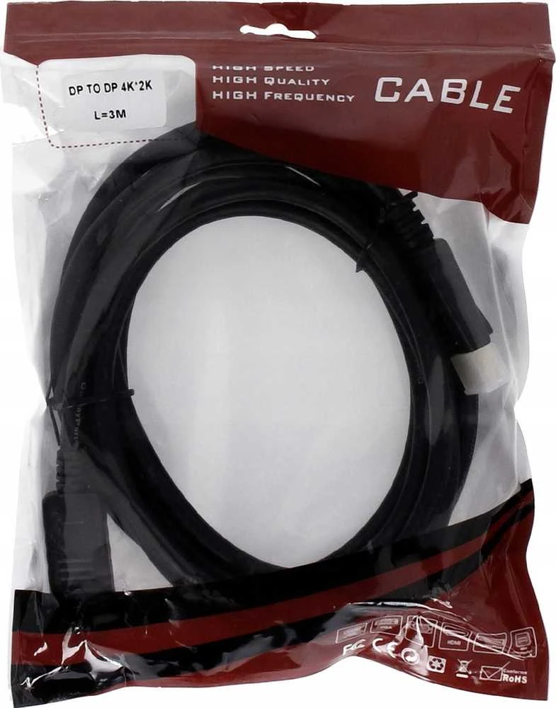 DisplayPort kabelis 3m pakuotėje