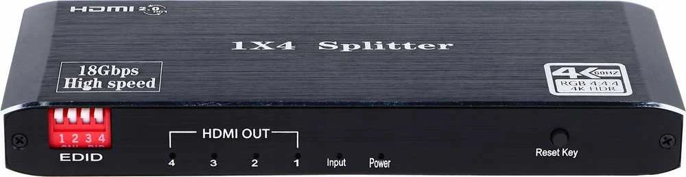 Pawonik SPLITTER HDMI 2.0 1x4 ROZDZIELACZ ULTRA HD UHD 4K HDCP 2.2 HDR10