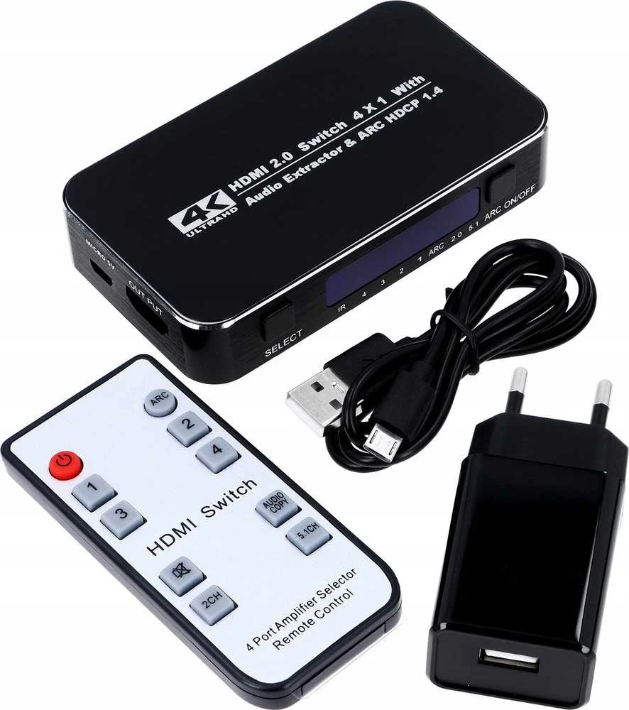 Inny PERJUNGIKLIS HDMI-SW-4/2-MATRIX