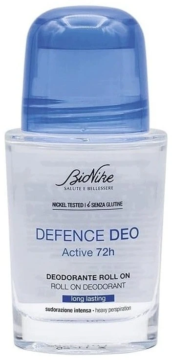 BioNike Defence Deo Active 72 val. apsauga dezodorantas roll-on unisex, 50 ml