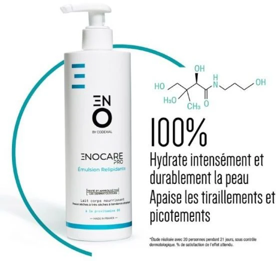 Codexial Enocare Pro Vitamin B5 drėkinanti ir minkštinanti emulsija veidui ir kūnui, 400 ml
