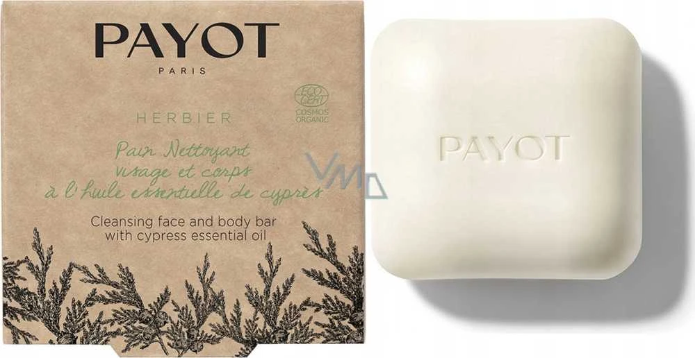 Payot Herbier Cleansing Face And Body Bar valomasis veido ir kūno muilas, 85 g