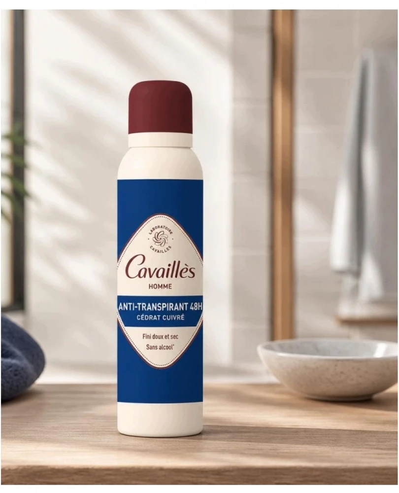 Roge Cavailles L'Homme 48h Protection Cedrat Cuivre dezodorantas purškiklis vyrams, 150 ml