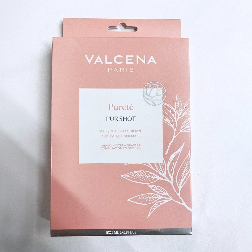 Valcena Pur Shot valymo veido kaukė, 5 vnt., 25 ml