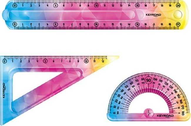 Rainbow Deco geometrinis rinkinys 3el - Keyroad