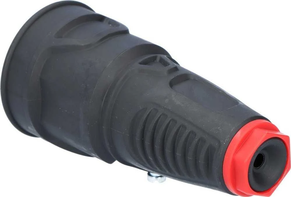 PCE nešiojamas guminis lizdas 16A 2P+Z 230V IP20 TAURUS2 2410-srw