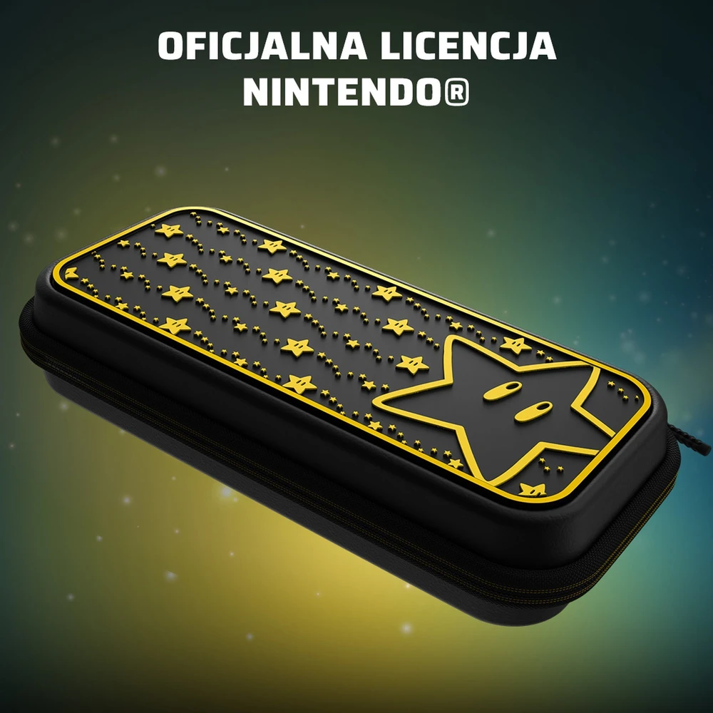 PDP GLOW Kelioninis dėklas skirtas Nintendo Switch | Mario Super Star | Šviečia tamsoje