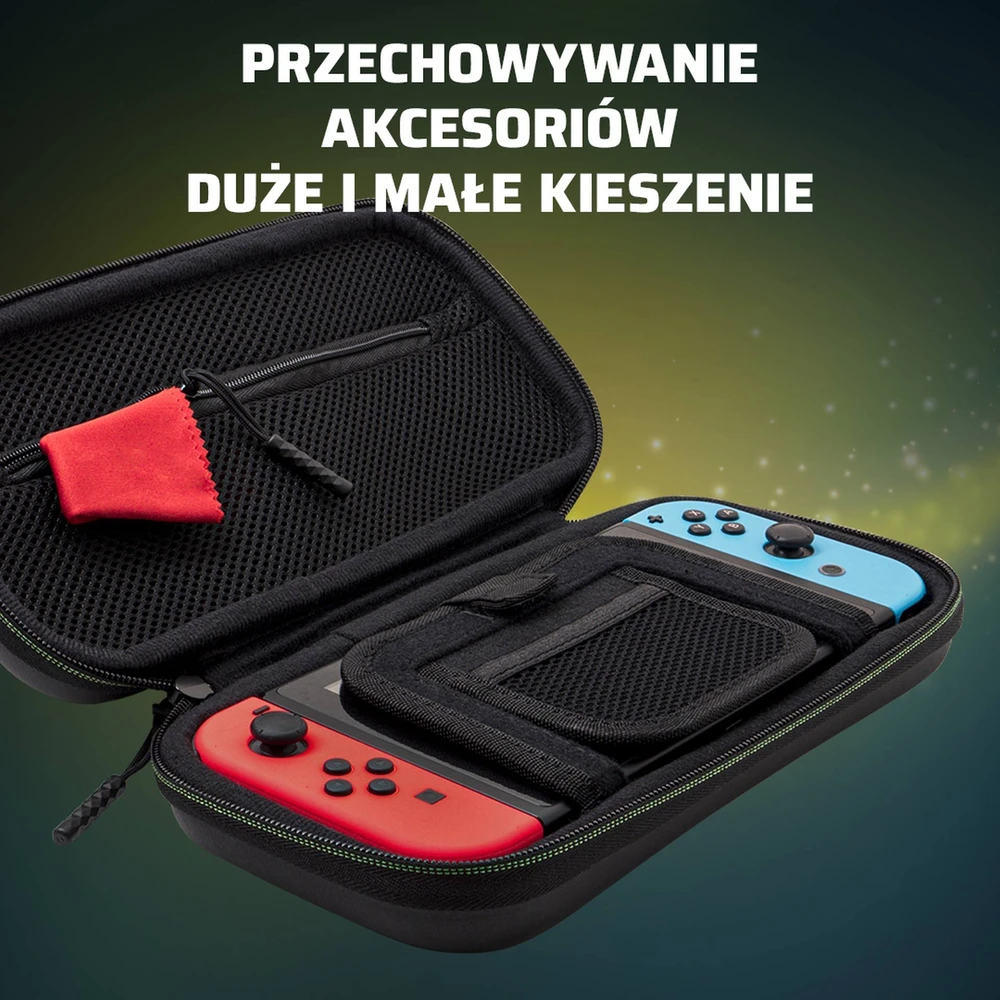 PDP GLOW Kelioninis dėklas skirtas Nintendo Switch | Mario Super Star | Šviečia tamsoje