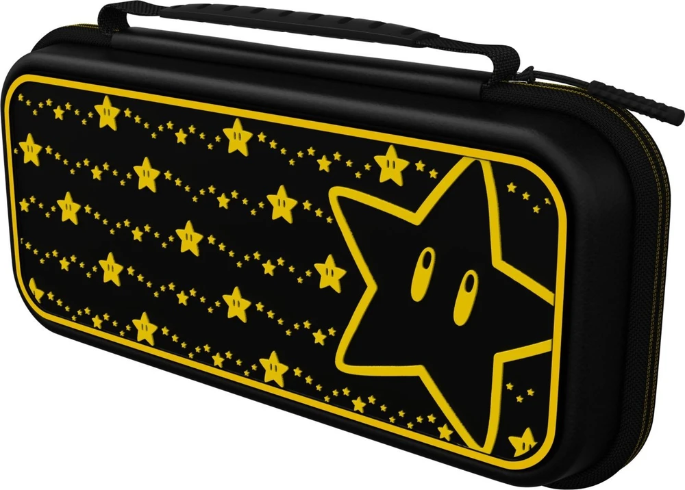 PDP GLOW Kelioninis dėklas skirtas Nintendo Switch | Mario Super Star | Šviečia tamsoje