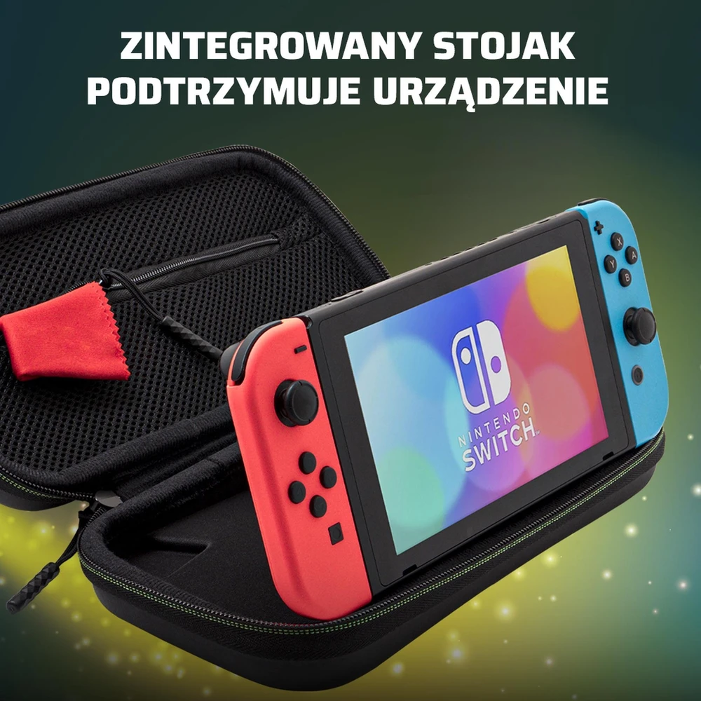 PDP GLOW Kelioninis dėklas skirtas Nintendo Switch | Mario Super Star | Šviečia tamsoje