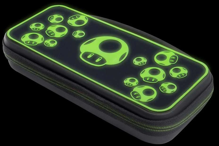 PDP 1-Up Glow In The Dark Nintendo Switch dėklas
