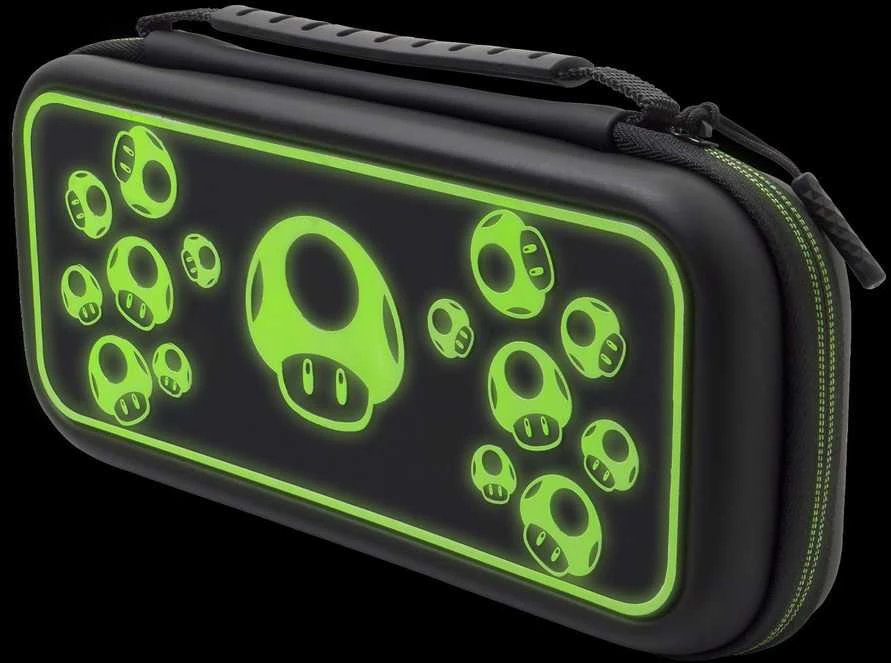 PDP 1-Up Glow In The Dark Nintendo Switch dėklas