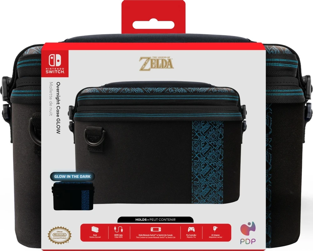 PDP Overnight dėklas GLOW Sheikah Shoot Nintendo Switch