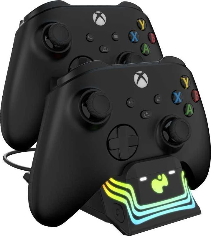 PDP Afterglow Wave dvigubas įkroviklis, juodas, XBOX One