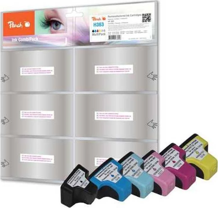 Rašalas Peach Patrone SparPack HP NR.36 bk, 2xc, 2xm,y Comp. - PI300-507