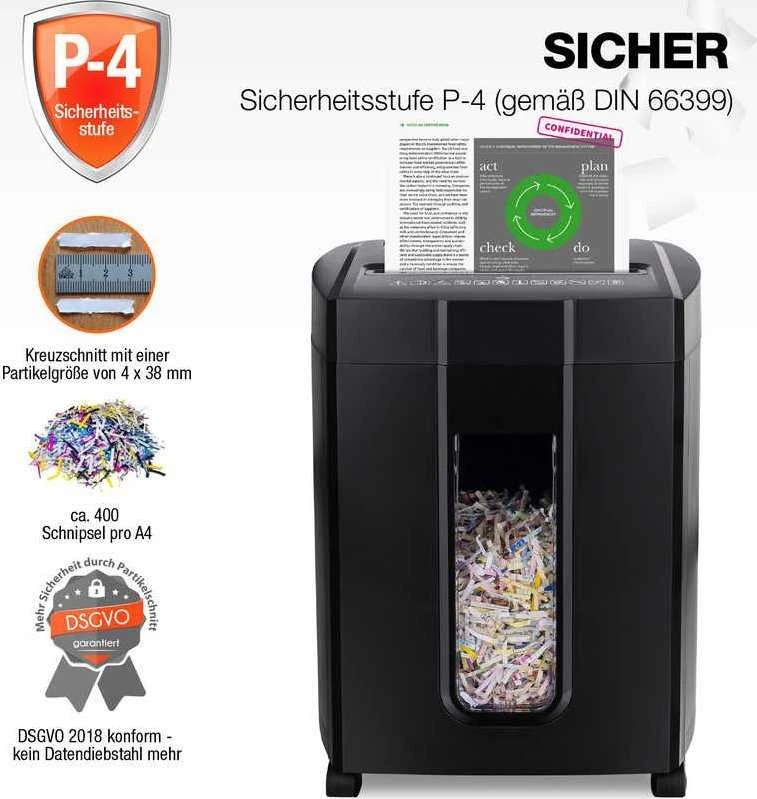 Peach Peach Aktenvernichter High Performance smulkintuvas inkl. Aptarnavimo rinkinys