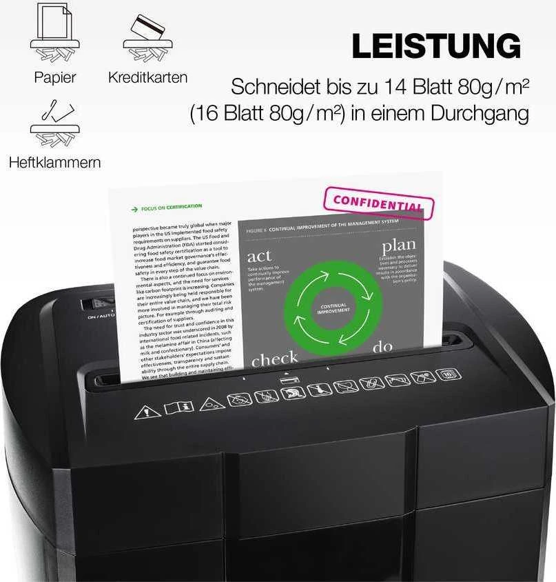 Peach Peach Aktenvernichter High Performance smulkintuvas inkl. Aptarnavimo rinkinys
