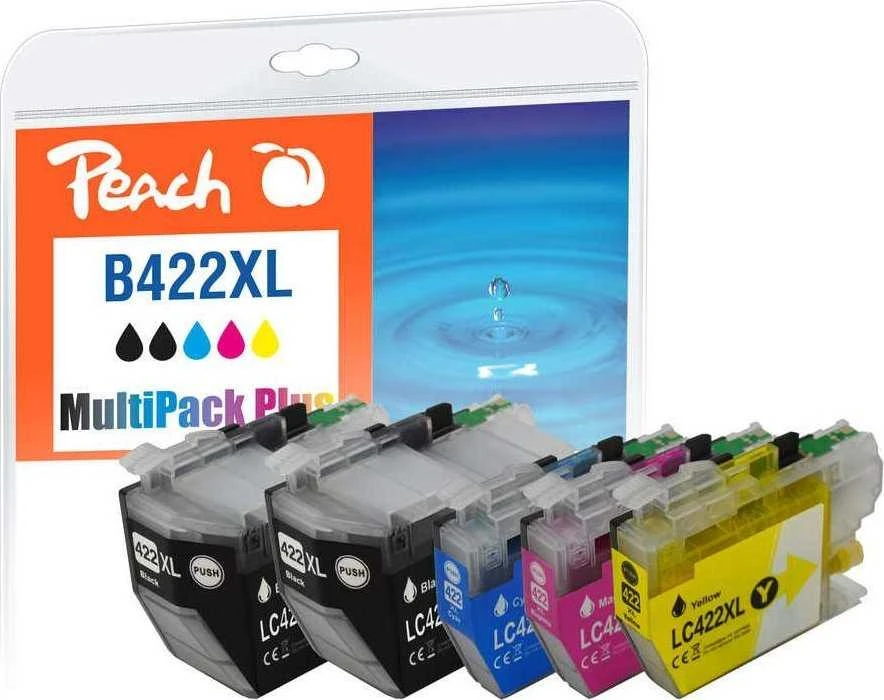 Peach Patrone Brother LC-422XL MultiPack Plus suderinamas