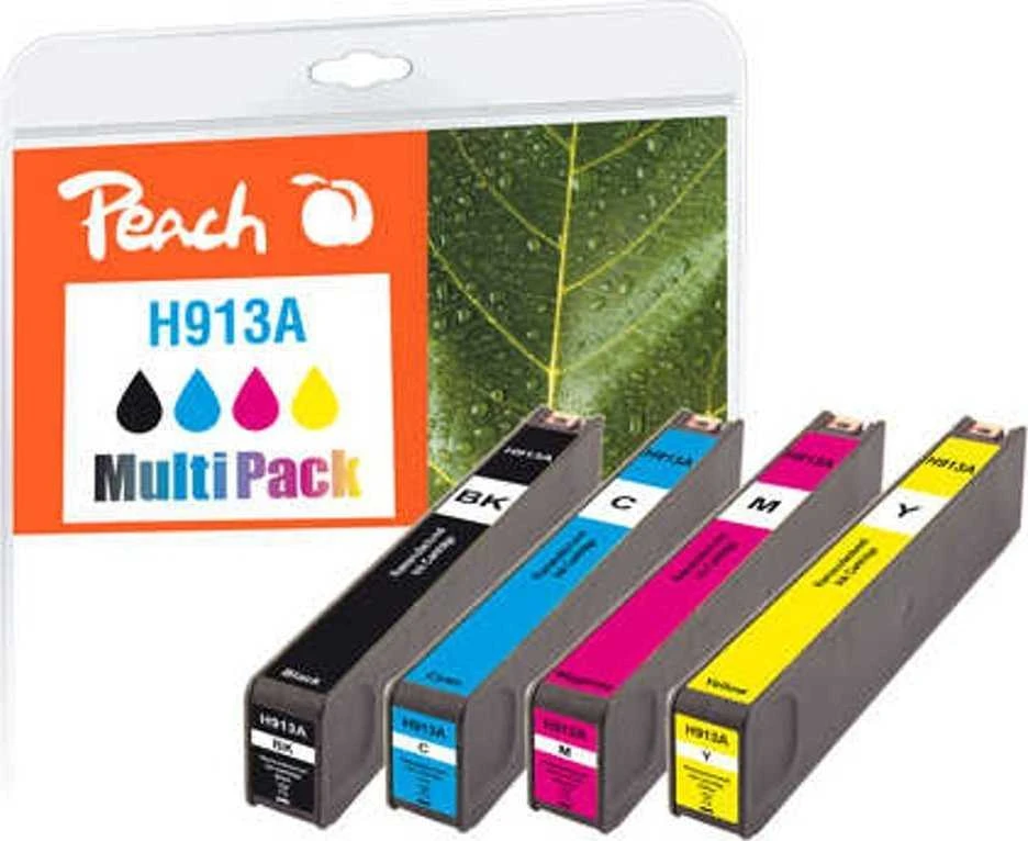 Peach Peach PI300-744 rašalo kasetė 4 vnt. Zamiennik Juodas, Cyan, Magenta, Geltonas