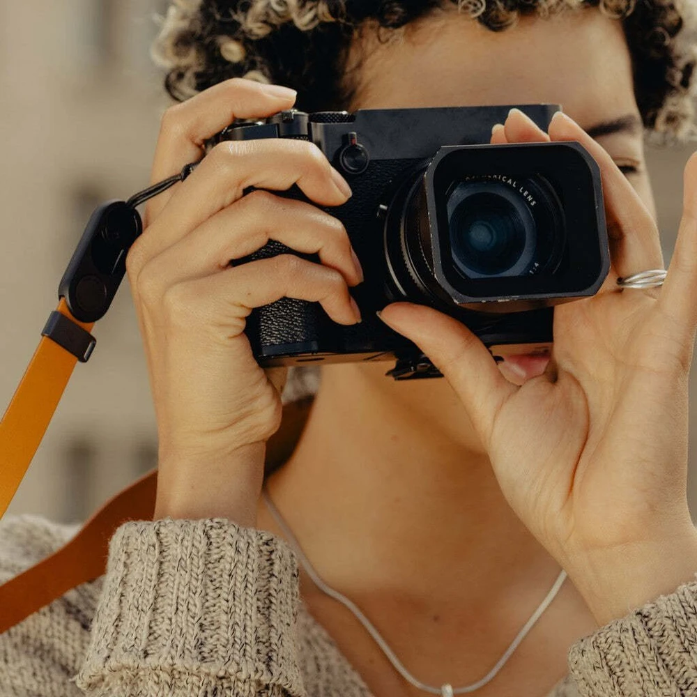 Peak Design dirželis Form Leather Camera Strap Standard Amber