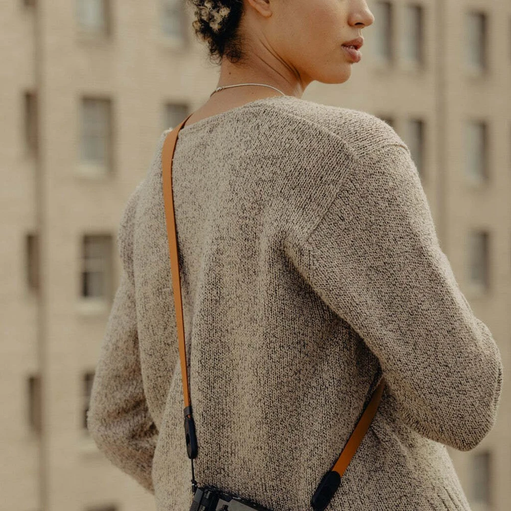Peak Design dirželis Form Leather Camera Strap Standard Amber