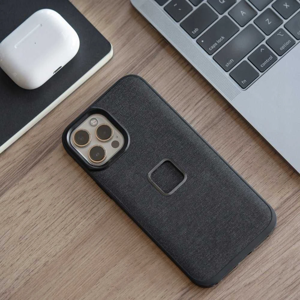 Peak Design dėklas Apple iPhone 15 Mobile Everyday Fabric Case, vidurnaktis