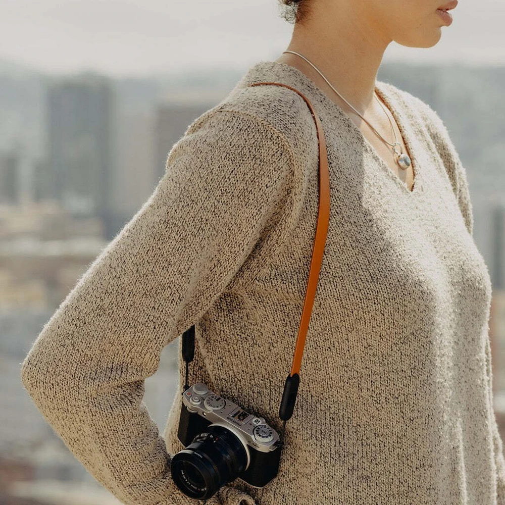 Peak Design Priedai foto-video Dirželis Form Leather Camera Strap Neck Amber (LRS-N-AM-1)
