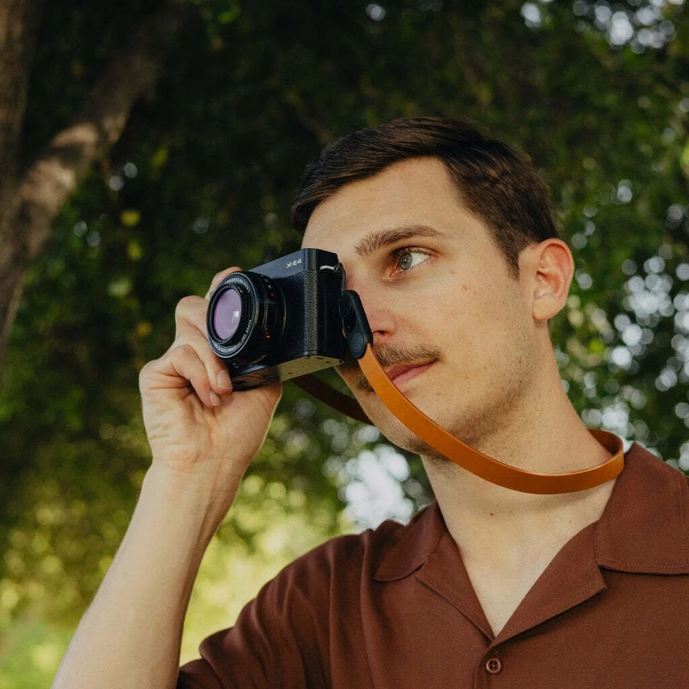Peak Design Priedai foto-video Dirželis Form Leather Camera Strap Neck Amber (LRS-N-AM-1)