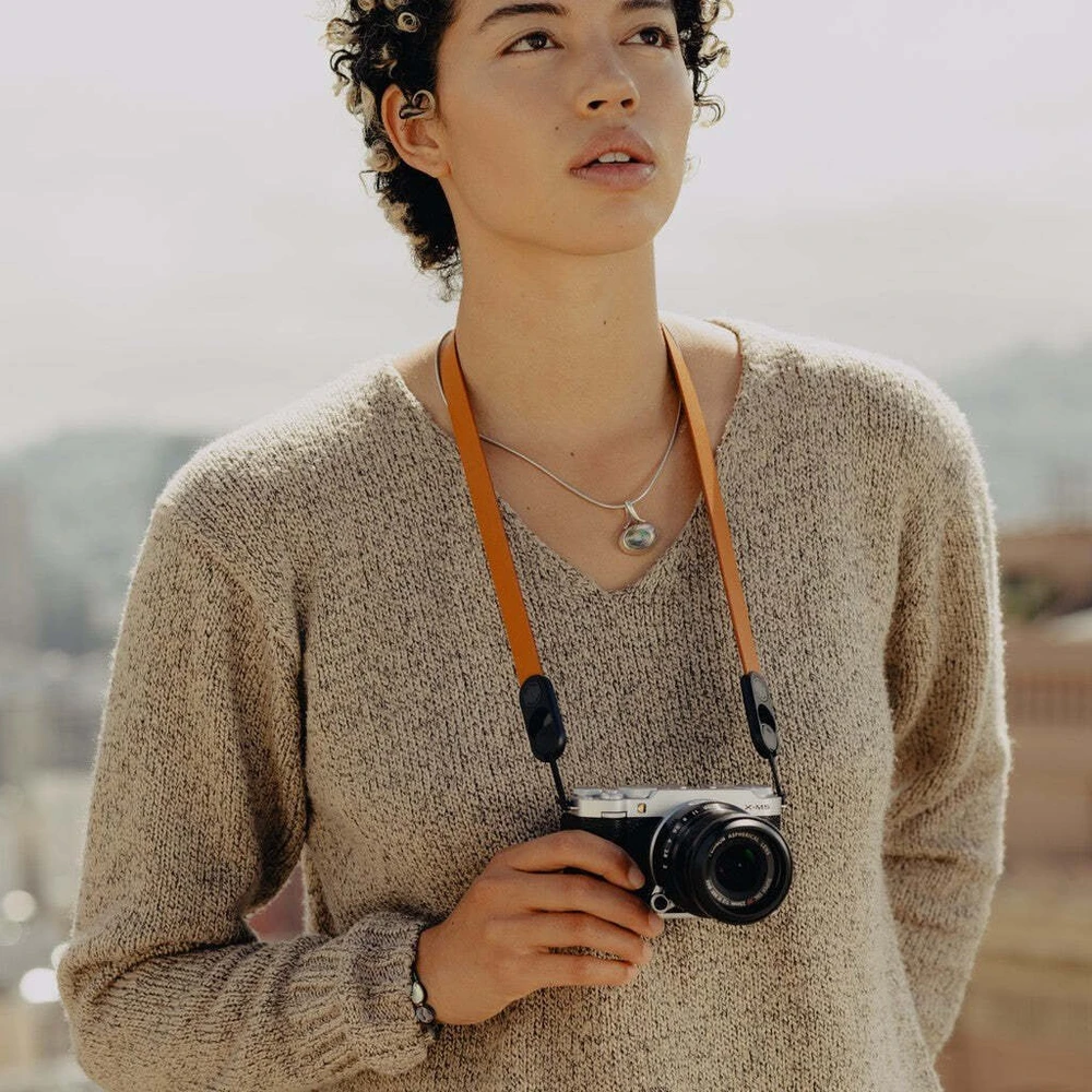 Peak Design Priedai foto-video Dirželis Form Leather Camera Strap Neck Amber (LRS-N-AM-1)