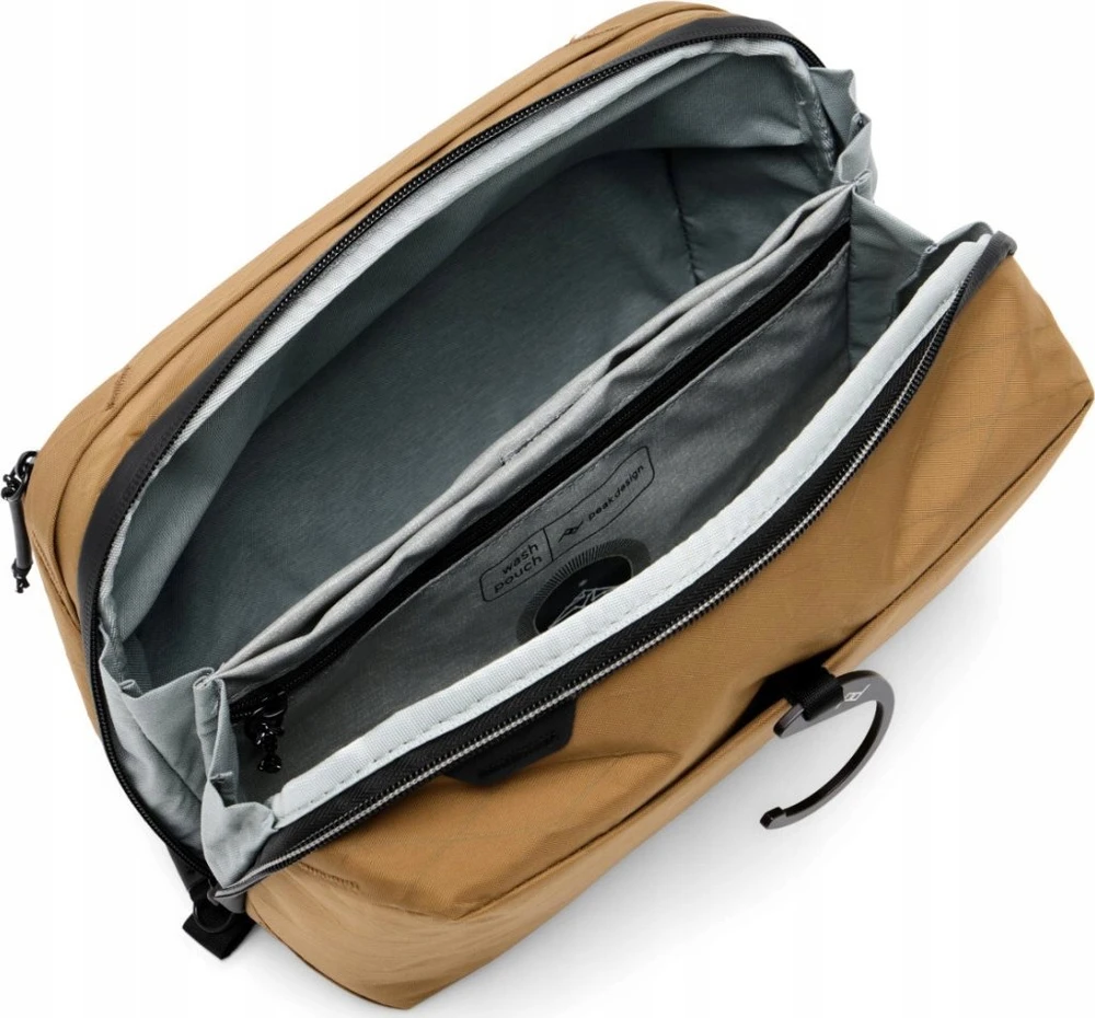 Rankšluostis Peak Design Peak Design Wash Pouch -toilettilaukku, hiekanruskea