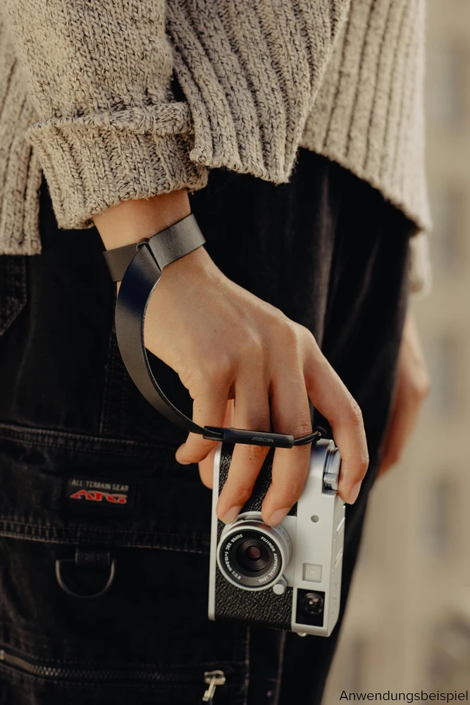 Peak Design riešo dirželis Cuff Leather, juodas