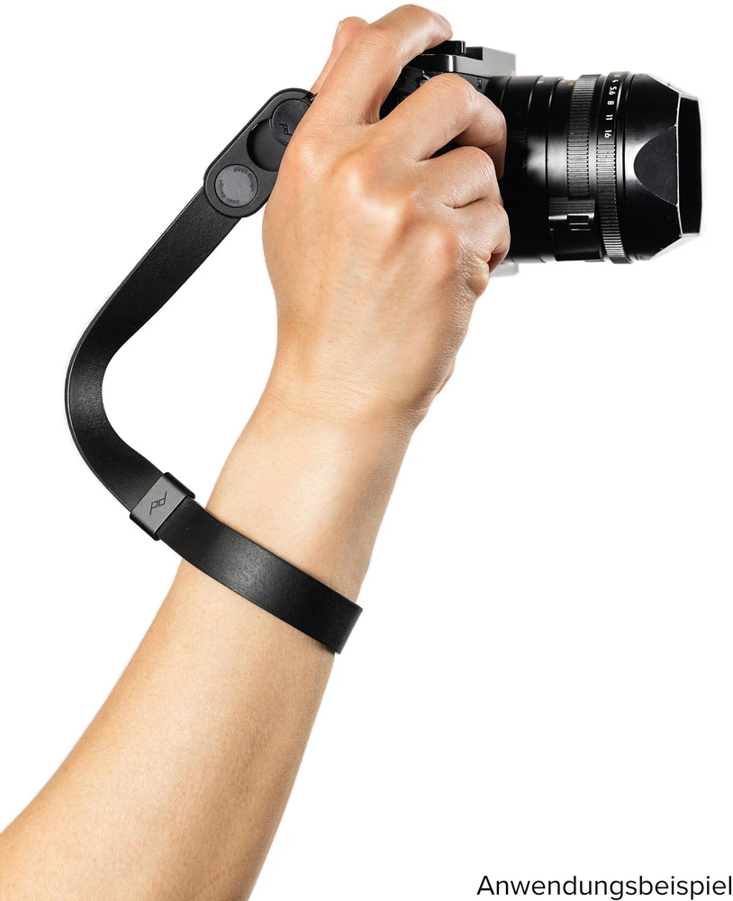 Peak Design riešo dirželis Cuff Leather, juodas