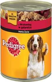 Drėgnas Šunų Maistas - Pedigree Jautiena Suaugusiems 1.2kg
