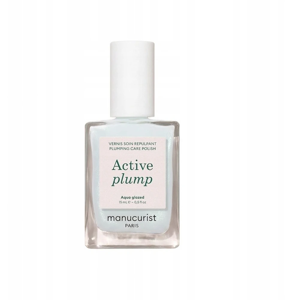Peggy Sage Manucurist Active Plump lakier do paznokci su kolagenem Aqua Glazed 15ml