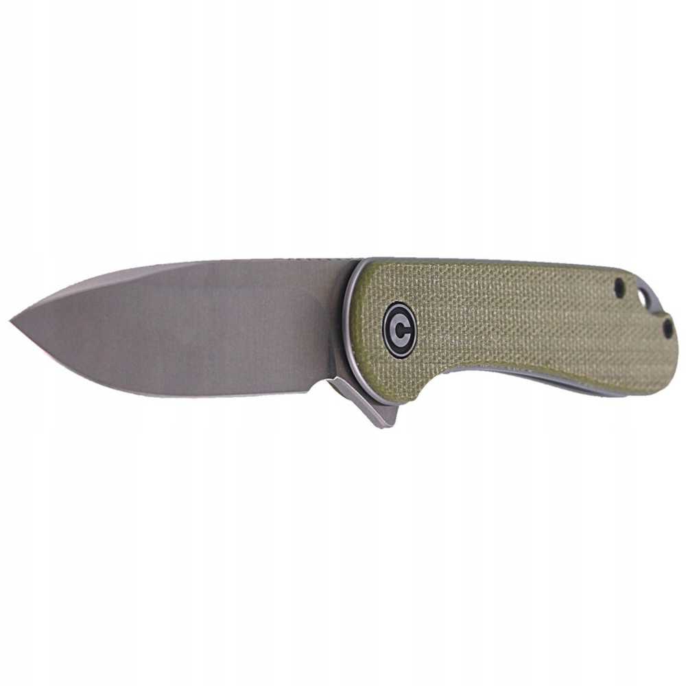 Sulankstomas peilis Civivi Elementum C907S olive micarta