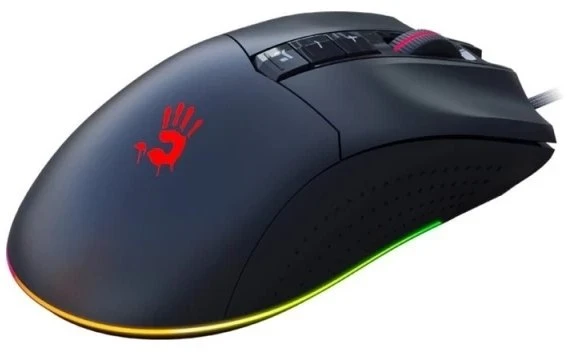 Pelė A4Tech Bloody Esport ES9 Pro su pašvietimu pelė žaidimams 16000 DPI USB juoda