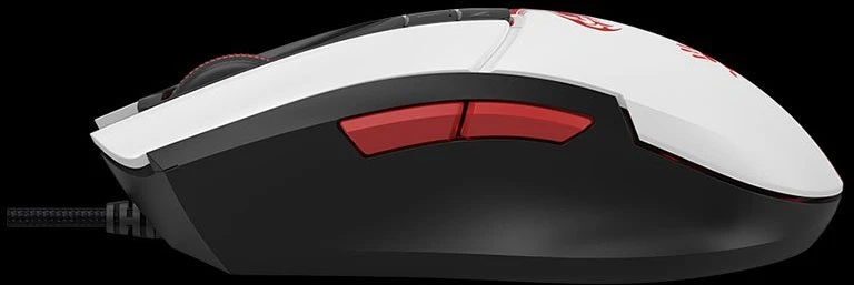 Pelė Myszka žaidimams A4Tech Bloody L65 MAX RGB su laidu 12000 dpi optinė balta