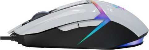 A4tech Bloody Pelė W60 Max aktyvuota, apšviesta žaidimų pelė, 12000 DPI, USB, balta