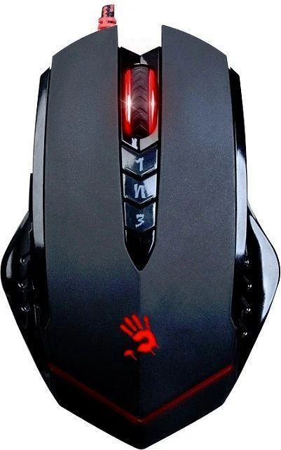 A4Tech Bloody Activated Pelė žaidimams V8MA su laidu, No, Juodas, Gaming, No,