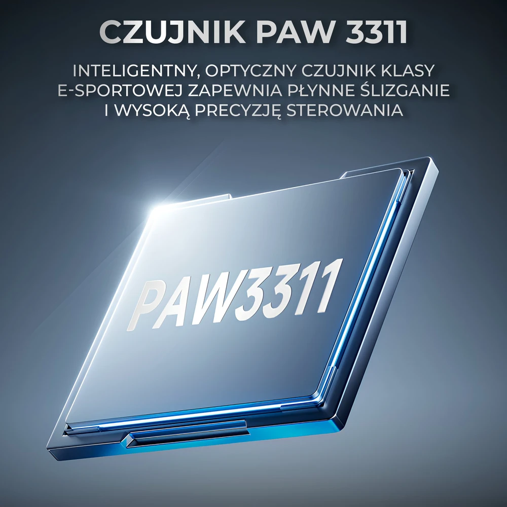 Belaidė pelė Ajazz AJ199 anglies pluošto juoda