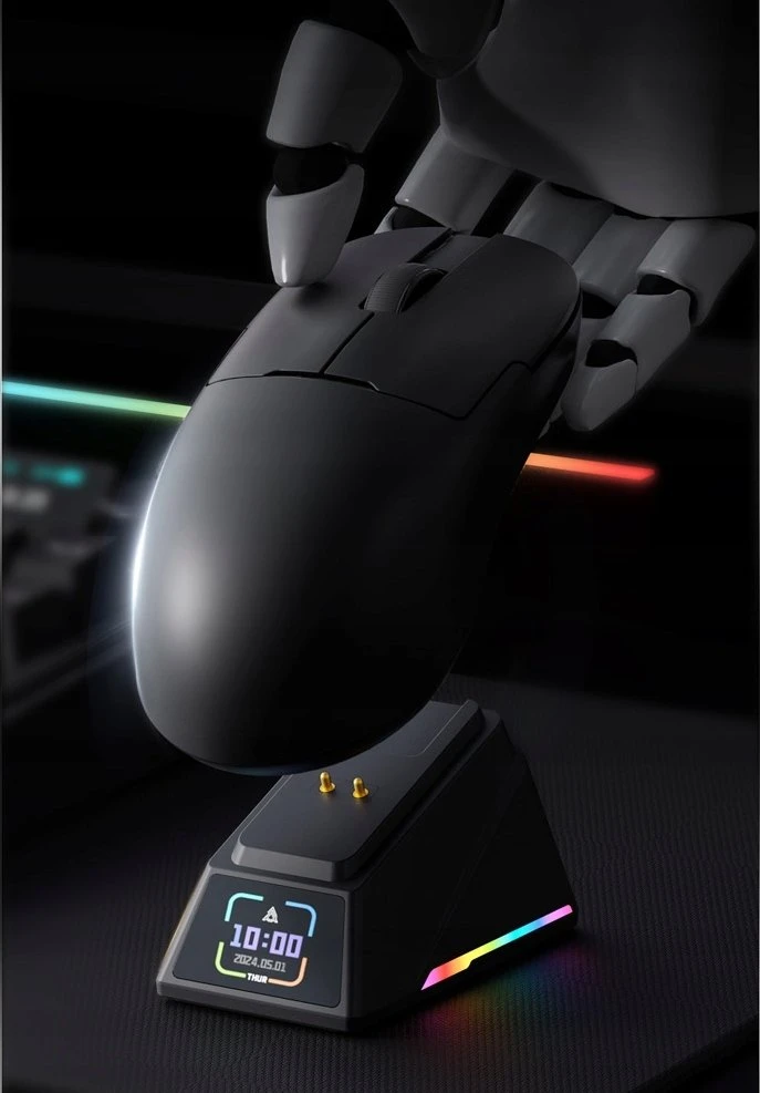 Pelė Myszka belaidė Ajazz AJ159 APEX-3 3950-8K Charging Dock Juodas