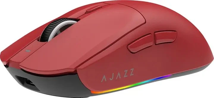Pelė Myszka belaidė Ajazz AJ139 V2 MC 3311 ze stacją dokującą raudona