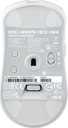 Pelė Myszka žaidimams Asus ROG Harpe Ace belaidė 42000 dpi optinė balta